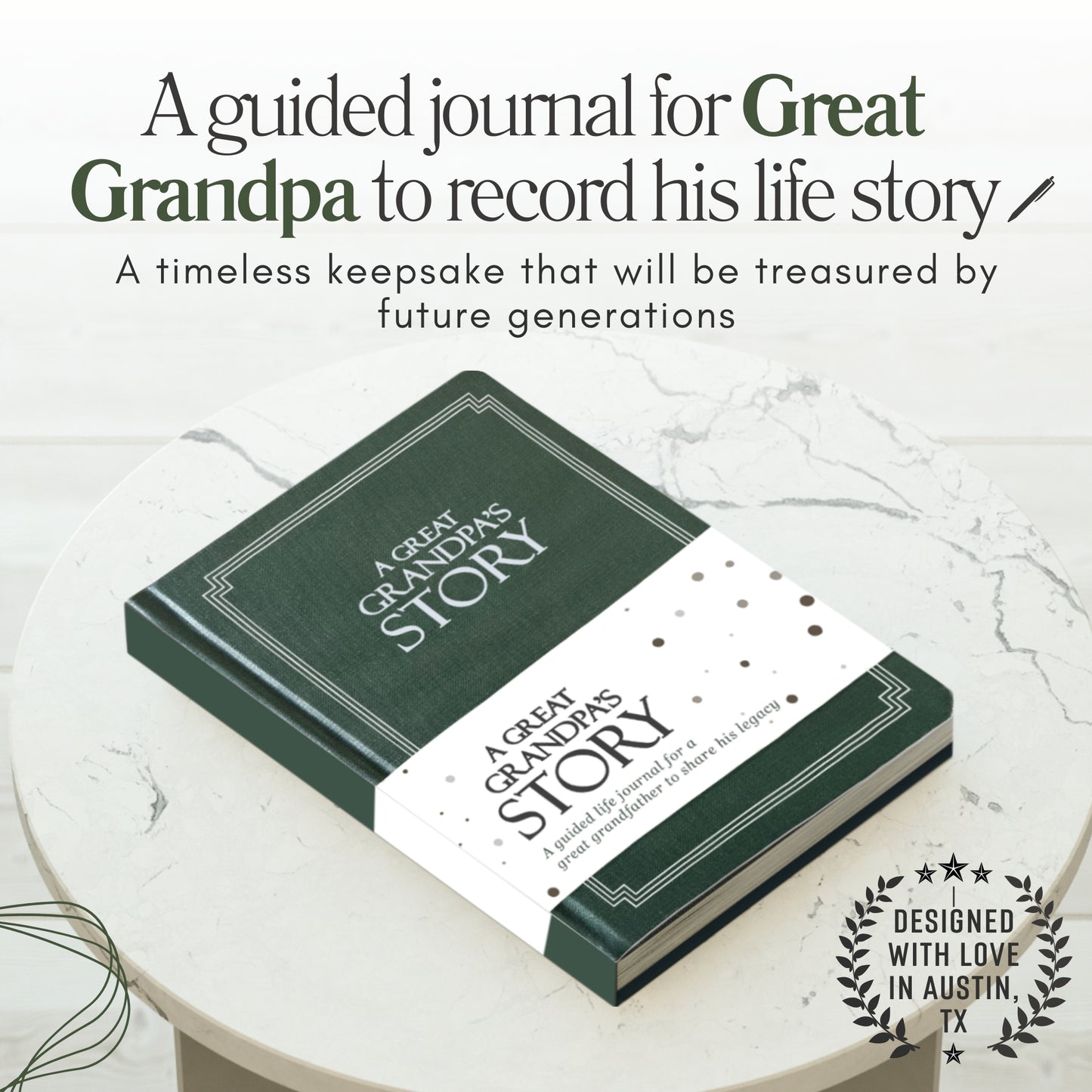 Great Grandpa Life Story Journal