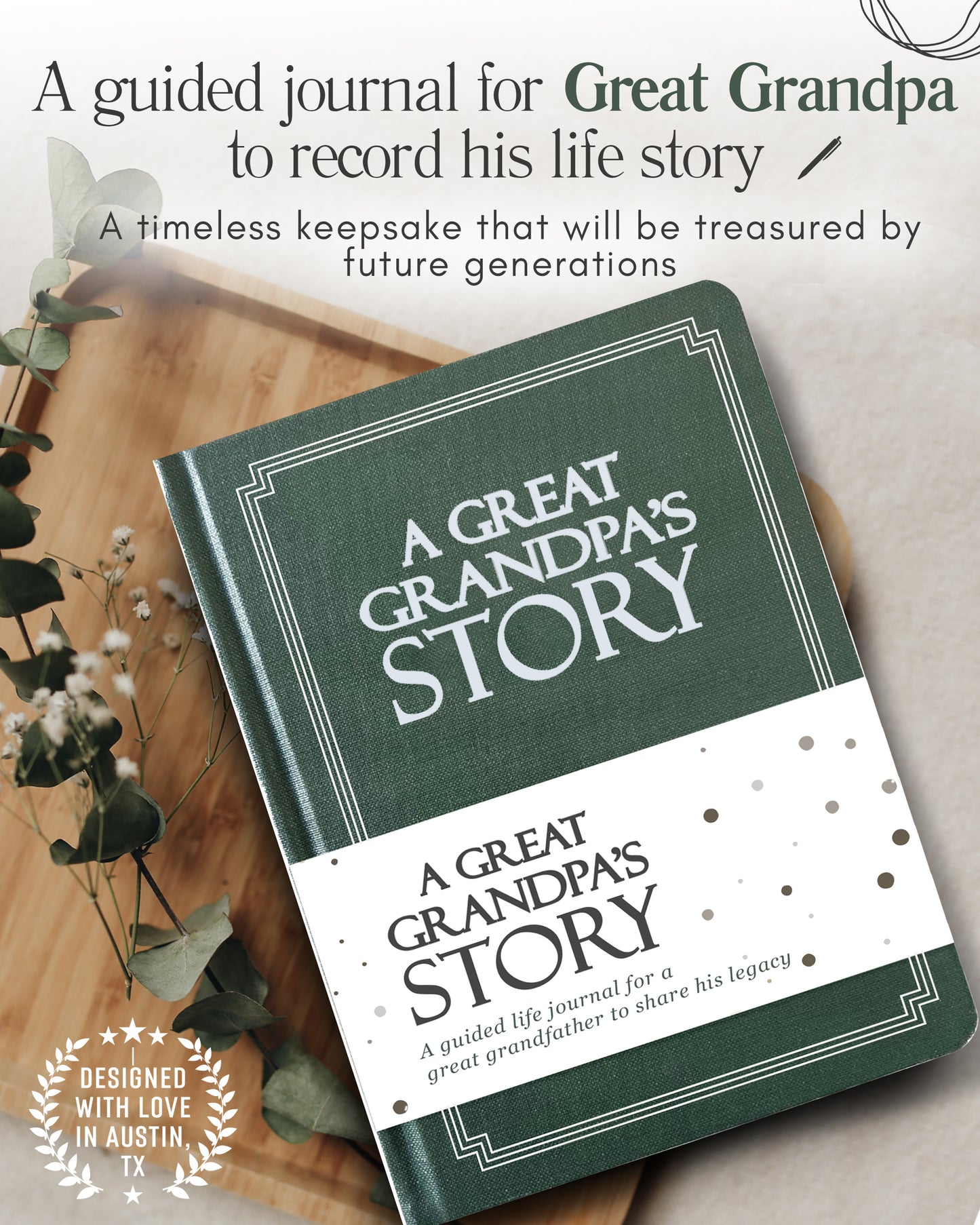Great Grandpa Life Story Journal