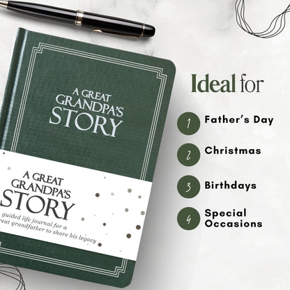 Great Grandpa Life Story Journal