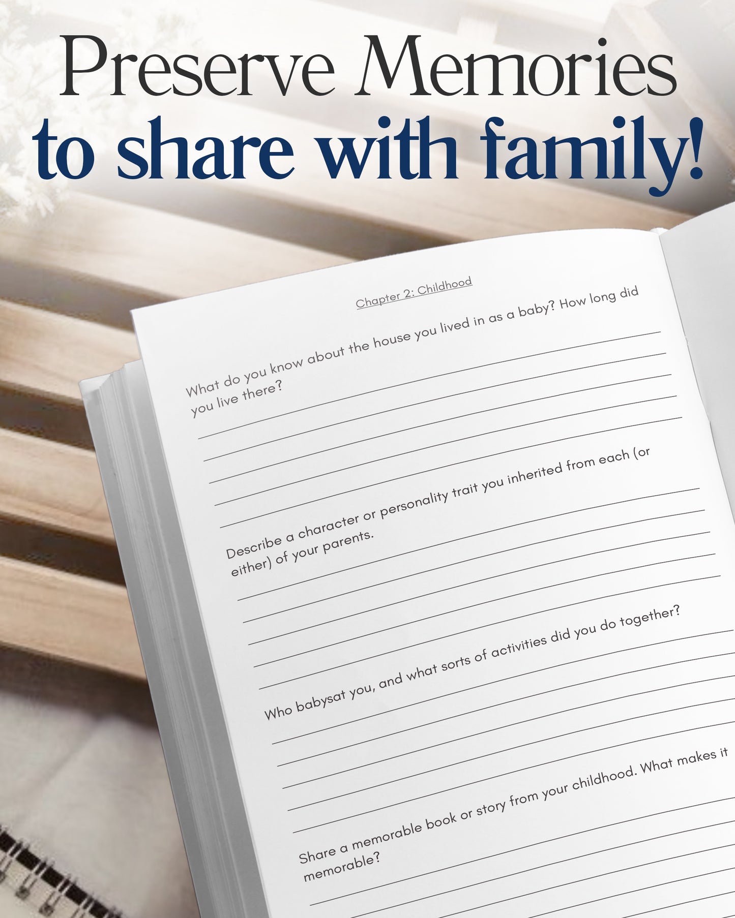 Stepdad's Life Story Journal