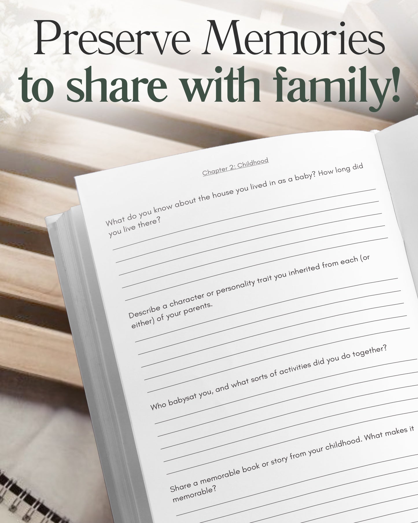 Mom's Life Story Journal