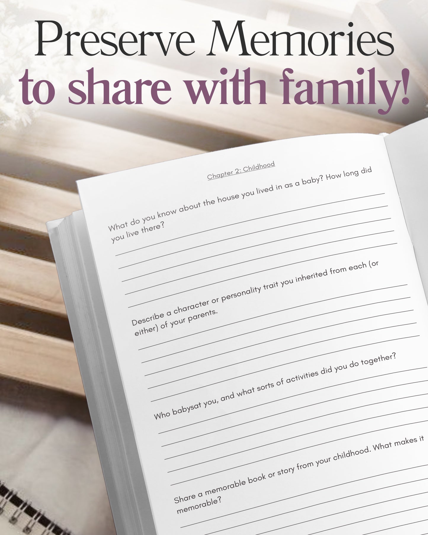 Nana's Life Story Journal