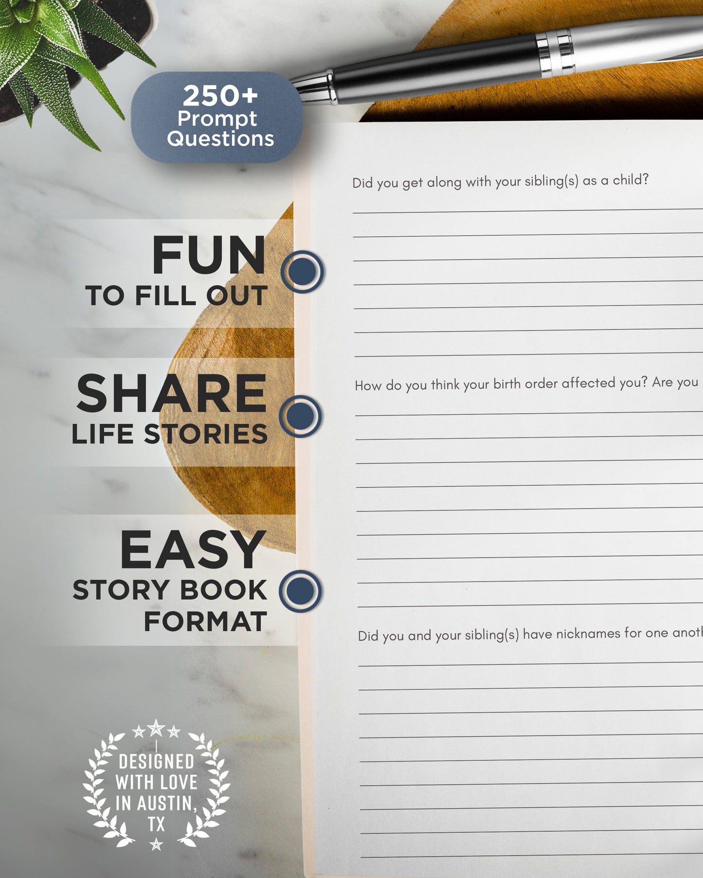 Brother's Life Story Journal