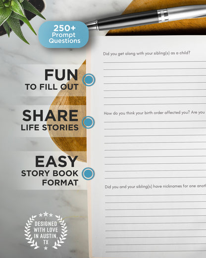 Aunt's Life Story Journal