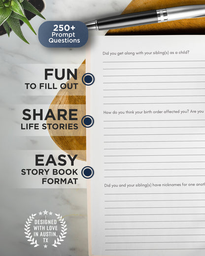 Uncle's Life Story Journal